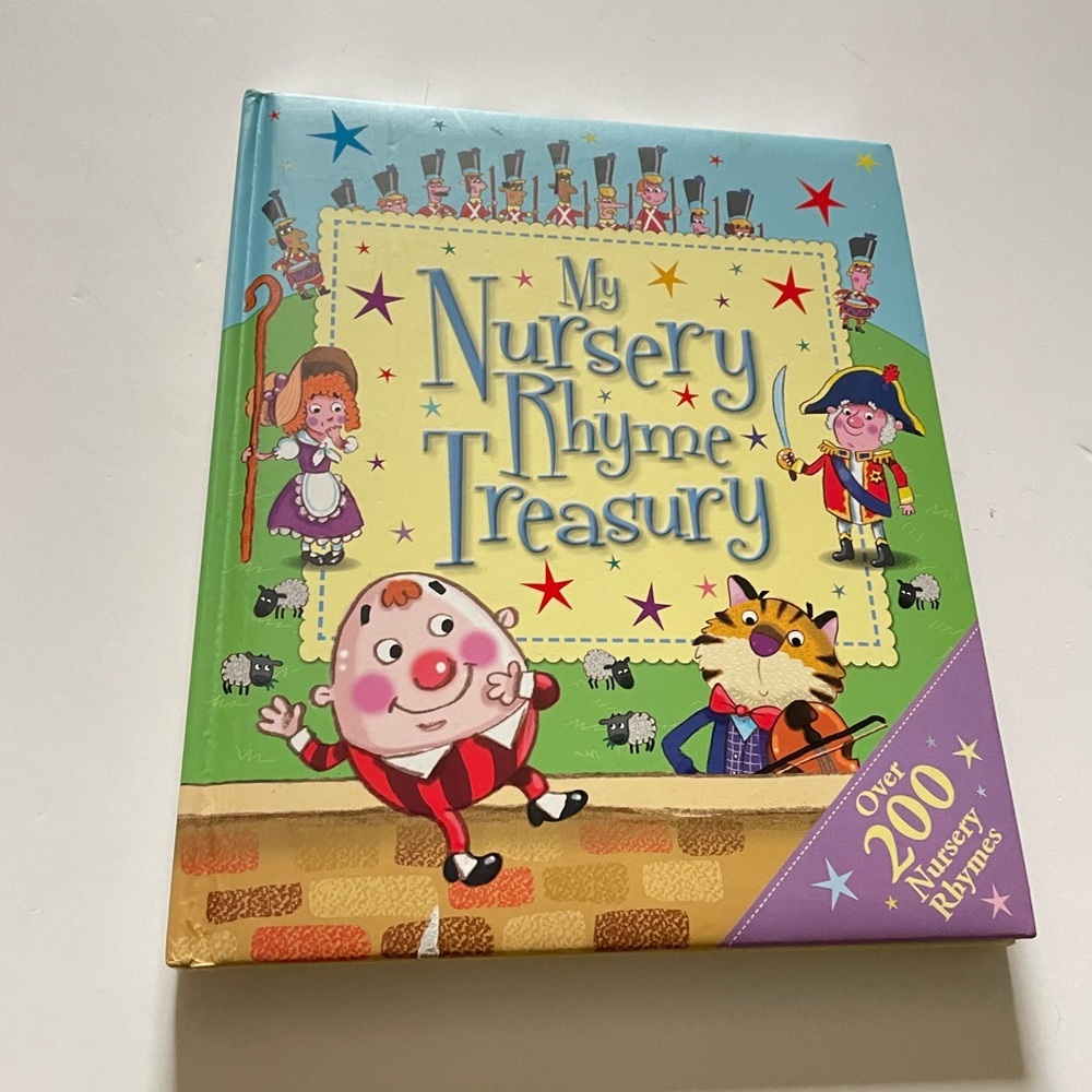 My Nursery Rhyme Treasury: Over 200 Nursery Rhymes  Hardcover Book